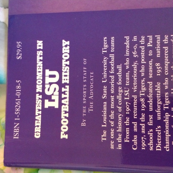 Football Book College>LSU (New) Large Format Hardback - Picture 3 of 10